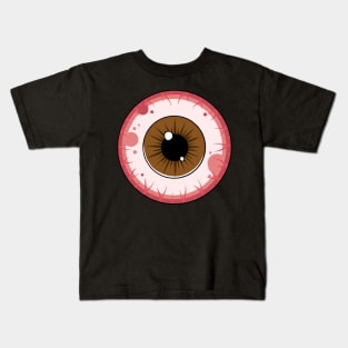 Eyeball Eye Eyes Pupil Horror Halloween Kids T-Shirt